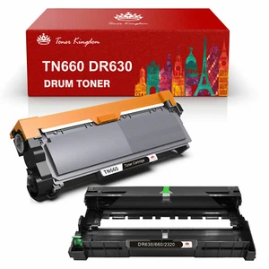 LOTE TÓNER TN660 DR630 compatible con tambor para Brother DCP-L2540DW MFC-L2740DW 2700DW - Imagen 1 de 5
