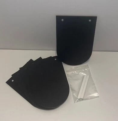 Reversable Hanging Chalkboard Set 4 Inch Arc with 2 pieces white chalk - Image 1 of 3