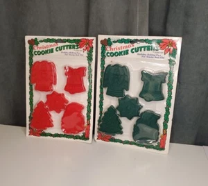 Vintage Christmas Cookie Cutters By Hartin NEW And Good Cook Cutters NEW 2 Items - Picture 1 of 5