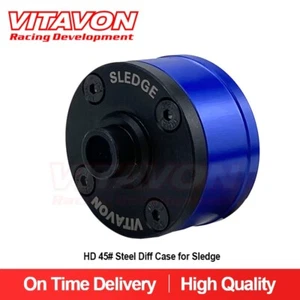 Estuche difuso de acero VITAVON CNC aluminio #7075 y HD 45# para trineo Traxxas azul - Imagen 1 de 3