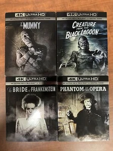 LOT: Universal Classic Monsters (4K UHD+Blu-ray+Digital+Slipcovers) New/Sealed - Picture 1 of 14