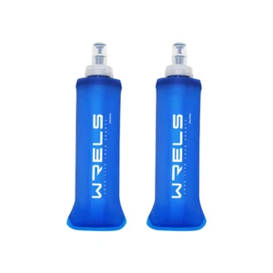 Folding Water Bottle TPU Bpa-Free Collapsible Soft Flask Outdoor Sport Hiking Ca - Picture 1 of 24
