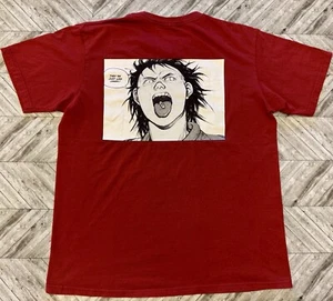 Supreme T-Shirt Mens Large Red Fashion Y2K Akira Pill Anime Tee Logo Streetwear - Picture 1 of 10