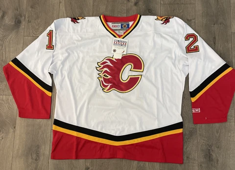 Jarome Iginla Vintage Calgary Flames CCM Jersey Cover