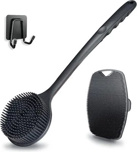 FYL Silicone Body Scrubber, 3 in 1 Silicone Scrubber Set, Upgraded Built-In N... - Picture 1 of 7