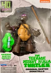 Figura de acción Donatello boceto original de las Tortugas Ninja mutantes 40 años - Imagen 1 de 1