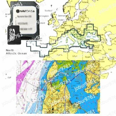2025 Navionics+ Plus microSD+SD Kartenkarte Karten MSD Mittelmeer und Schwarzes Meer - Bild 1 von 4