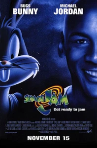 Original SPACE JAM 2 Sided Advance Movie Poster BUGS BUNNY MICHAEL JORDAN - Picture 1 of 1