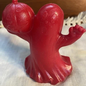 Mold-A-Rama Brookfield Zoo Edizione Halloween Fantasma Rosso con Jack-O-Lantern - Foto 1 di 7