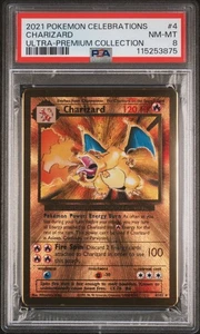 Charizard (Celebrations Metal Card) -004/102 Ultra-Premium Collection - PSA 8 - Bild 1 von 2