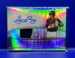 2010 Bowman Platinum Game Relic Autographs Refractor Steve Rodriguez #/740 - Picture 1 of 2