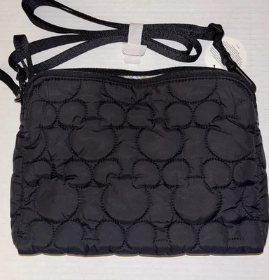 Vera Bradley Triple Compartment Crossbody Purse Disney Mickey Mouse Ears Black - Image 1 of 4