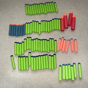 Lotto OEM di 80 più NERF originali con freccette proiettile in schiuma NERF per munizioni pistola gioco - Foto 1 di 3