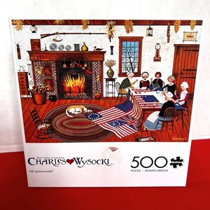 Buffalo Charles Wysocki The Quiltmakers Old Glory 500-teiliges Puzzle Neu - Bild 1 von 7