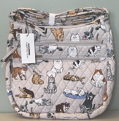 Vera Bradley Trio Zip Hipster Crossbody CAT'S LIFE ~ NWT - Image 1 of 3