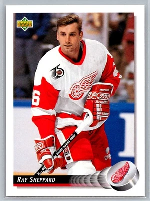 Ray Sheppard 1992-93 Upper Deck HOCKEY #296 Detroit Red Wings - Image 1 of 2