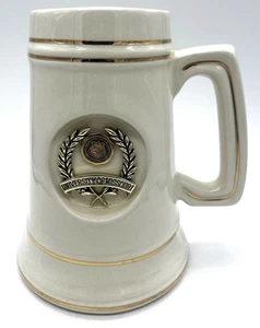 Taza jarra cerámica vintage Universidad de Missouri MIZZOU cerveza Stein cerveza crema - Imagen 1 de 8