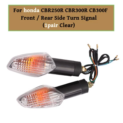 Front Rear Turn Signal Light Indicator Blinker For Honda CBR250R CBR300R CB300 - Image 1 of 4
