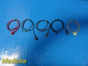 5x Spacelabs Ultraview 90347-05 EKG-Telemetriekabel | Snap Type ~ 38134 - Bild 1 von 24