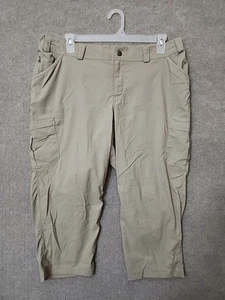 Duluth Trading Dry on the Fly Caprihose Damen 18W hellbraun Nylon Stretch - Bild 1 von 11