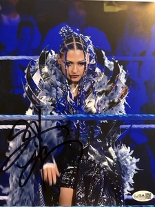 Giulia WWE Signed 8x10 Smackdown In Ring Photo JSA Certified - Picture 1 of 2