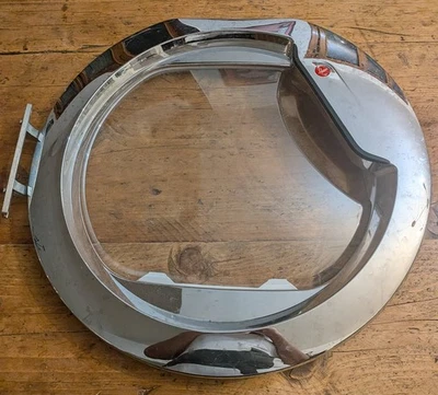 Sportello Hoover Asciugatrice Oblò Argento Cromo Con  Bacinella Raccogli Acqua - Immagine 1 di 4