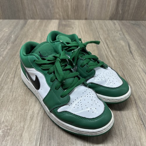 Nike Air Jordan 1 Low verde pino taglia 7Y 553560 301