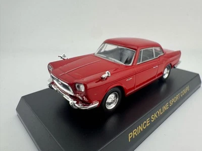1/64 Kyosho grazie Nissan Skyline GT-R Prince Skyline Sports Coupé rosso - Immagine 1 di 2