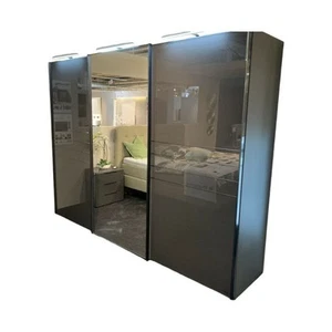 Staud Schwebetürenschrank Covelo Korpus Dekor Vulkan Anthrazit Front - Bild 1 von 5