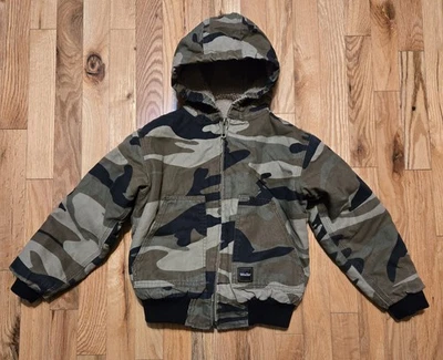 Chaqueta Walls Blizzard Pruf Juvenil S Camuflaje Capucha Lona Aislado Abrigo de Caza Foto 1 de 4