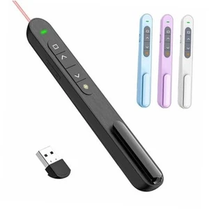  Presentation Clicker Hyperlink Lautstärkeregler Wireless Presenter, Schwarz USB - Bild 1 von 7