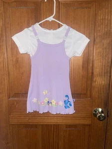 Size 5 Year 2000 Viacom Blue’s clues Purple Vintage Y2K Dress - Picture 1 of 7
