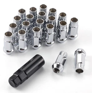 SINGARO 20PCS M12x1.5 Wheel Lug Nuts, Open End Wheel Nuts 40mm, Forged Locknut R - Picture 1 of 6