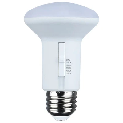 SATCO 5.8 Watt R20 LED - 27K/30K/35K/40K/50K CCT Selectable - Dim to Warm - Whit - Image 1 of 2