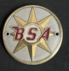 BSA BANTAM B40 A65 MOTORCYCLE PETROL GAS TANK BADGE EMBLEM BIRMINGHAM SMALL ARMS - Picture 1 of 7
