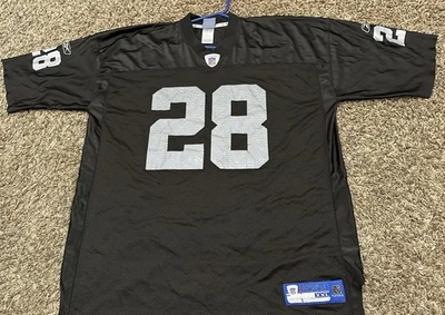 Vintage Reebok NFL Oakland Raiders Tyree Wilson #28 Jersey Size 2XL - Image 1 of 4