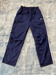 Pantalones deportivos Starter azul marino blanco a rayas niños XXL (18) - Imagen 1 de 5