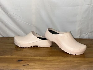 Birki's Birkenstock Womens Light Rose Damen Super Clogs Size L9/M7 Minor Wear - Picture 1 of 9