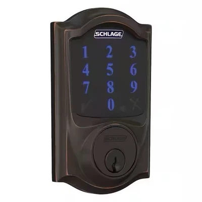 Schlage BE469ZPVCAM716 Pantalla Táctil Deadbolt - Bronce Foto 1 de 4