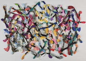 100 Skeins Embroidery Floss Colorful Lot DNC-Coats-American Thread Vintage - Picture 1 of 8