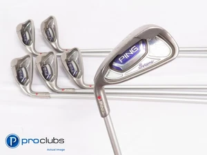 Left Handed Ladies Ping SERENE 6-PW,SW IRON SET Red Dot Ladies Flex -1/2" 447141 - Picture 1 of 6