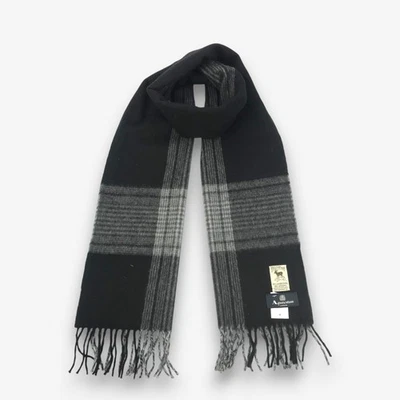 Vintage Aquascutum Wool Scarf Classic Plaid Winter Warmer Christmas Neck Scarves - Image 1 of 4