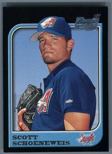 1997 Bowman Anaheim Angels Scott Schoeneweis #370 Bowman's 1st Rookie - Picture 1 of 2