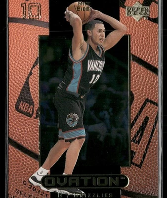 Mike Bibby 1999-00 Upper Deck Ovation #58 Vancouver Grizzlies - Image 1 of 2