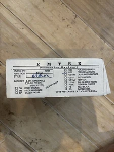 Emtek Türknauf Sichtschutz Französisch Antik - Bild 1 von 3