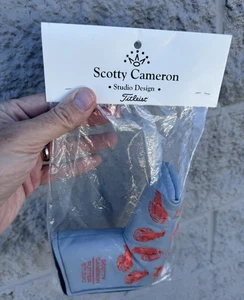 Nuevo Scotty Cameron Putter Studio LOBSTER Headcover Golf Titleist Head Cover - Imagen 1 de 7