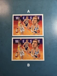 1991-92 Upper Deck Basketball Heroes Jerry West #9, Los Angeles Lakers, NBA, NM - Picture 1 of 2