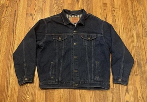 Levis Strauss 70699-0319 Vintage Plaid Flannel Lined Trucker Denim Jeansjacke - Bild 1 von 20