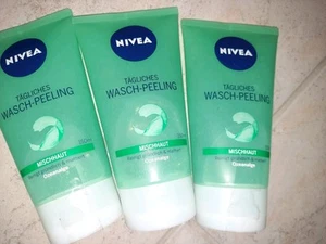 3x Nivea Visage Tägliches Waschpeeling für Mischhaut 150 ml, Reinigungsgel - Bild 1 von 2