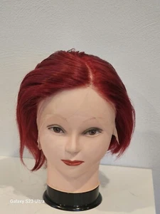 lace front wig human hair 3×4 Straight Short Human Hair Wigs For Womens - Picture 1 of 12